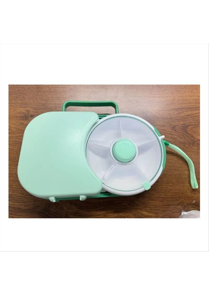 Sandviç Tepsisi ve Meyve Dahil 6 Bölme ile Atıştırmalık Spinner Bölünmüş Öğle Yemeği Kablolu Bento Tarzı Öğle Yemeği Kutusu (Yurt Dışından) fırsatları