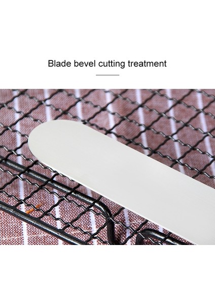 Paslanmaz Ste Krem Spatula Paslanmaz Ste Bl Kek Spatula Pişirme Kazıyıcı Pişirme Araçları (6-Inç Kavisli) (Yurt Dışından) fırsatları