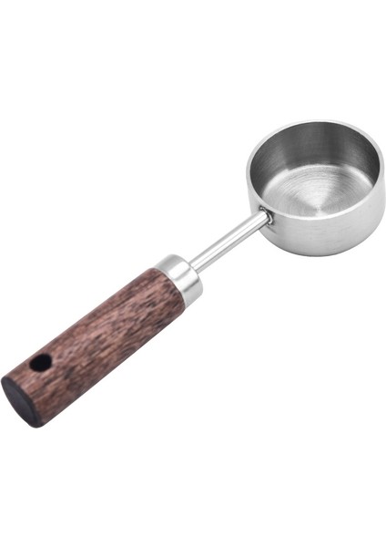 15ML Ahşap Saplı Ölçme Kaşığı Gümüş (Yurt Dışından)