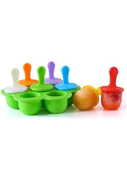 Silikon Mini Buz Pops Kalıp Dondurma Topu Lolly Maker Popsicle Kalıpları Bebek Dıy Gıda Takviyesi Aracı (Yurt Dışından) fırsatları