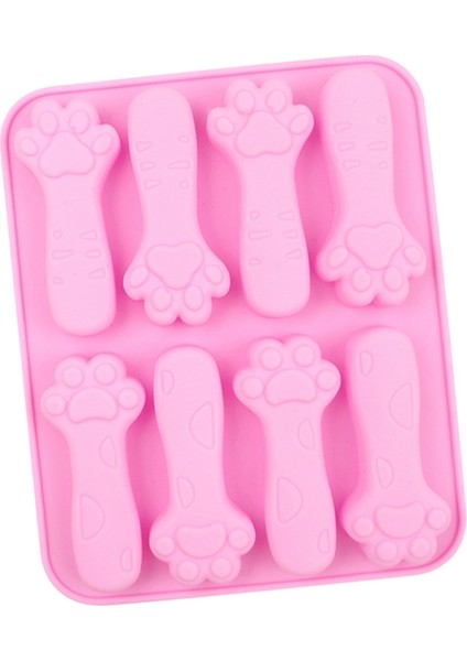 8'li Kedi Pençesi Dıy Kek Pişirme Kalıbı (Yurt Dışından)