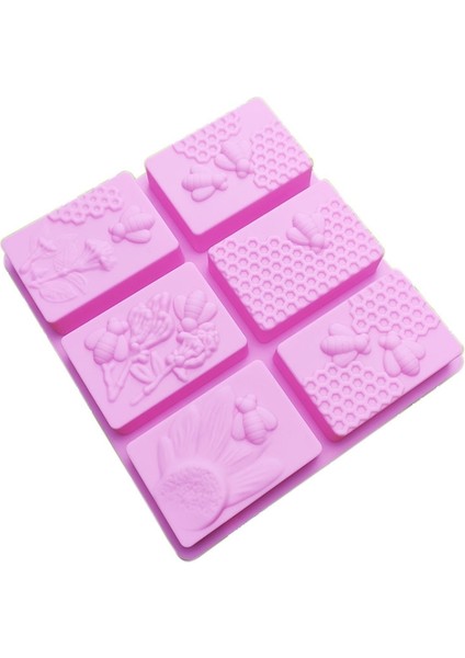 6 Petek Buzlu Kek Kalıbı Sabun Kalıbı (Yurt Dışından) fiyatları