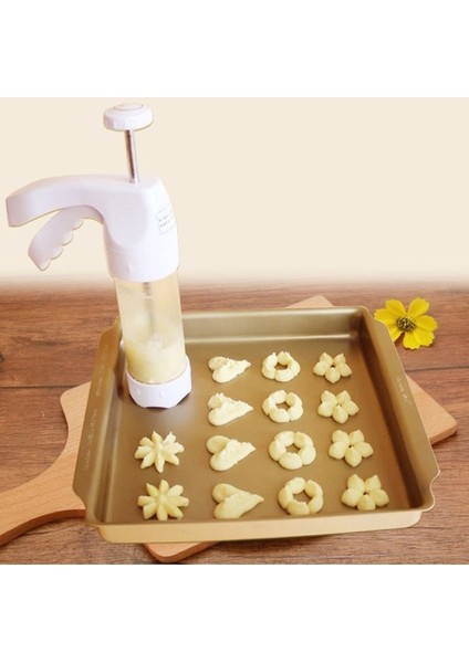 Kurabiye Krema Süsleme Tabancası 18'i 1 Arada (Yurt Dışından)