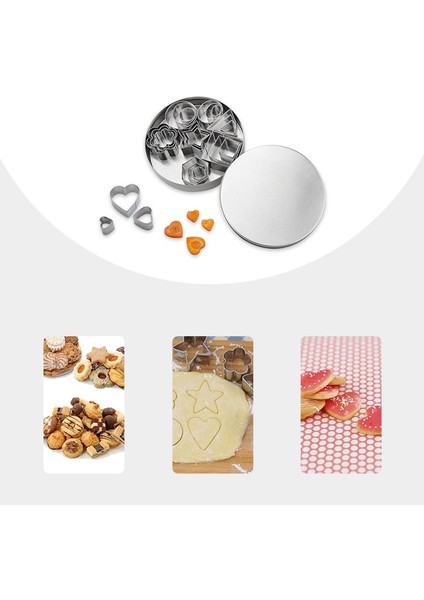 24 Adet / Takım Paslanmaz Çelik Dıy Kurabiye Bisküvi Kalıpları (Yurt Dışından) modelleri