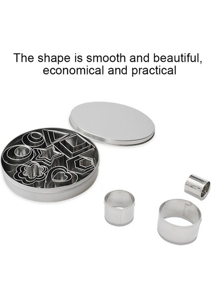 24 Adet / Takım Paslanmaz Çelik Dıy Kurabiye Bisküvi Kalıpları (Yurt Dışından) fırsatları