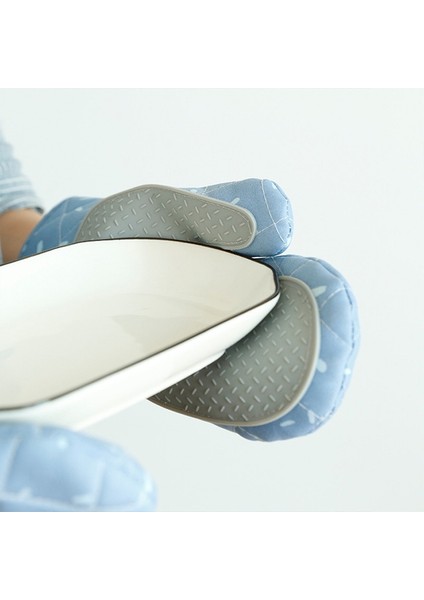 Mutfak Mikrodalga Fırın Kalınlaştırılmış Silikon Isıya Dayanıklı Pişirme Özel Yalıtım ve Haşlanma Önleyici Eldivenler (Yurt Dışından) fırsatları