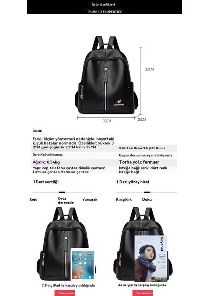 Brave Bullkadınların Büyük Kapasiteli Sırt Çantası (Yurt Dışından) fiyatları