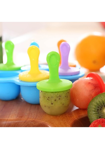 Silikon Mini Buz Pops Kalıp Dondurma Topu Lolly Maker Popsicle Kalıpları Bebek Dıy Gıda Takviyesi Aracı (Yurt Dışından) indirimleri