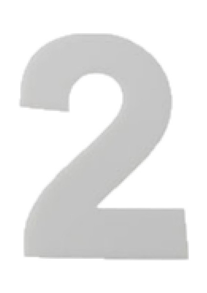 2 Pcs Numaralı Kek Kalıbı Kek Dekorasyon Araçları (Yurt Dışından)