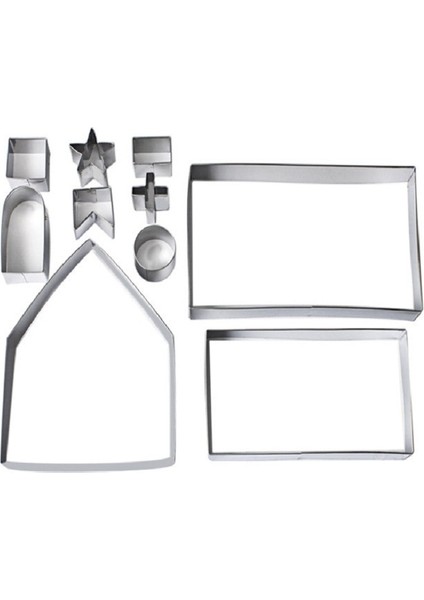 Zencefilli Kurabiye Kalıbı(10'u 1 Arada) (Yurt Dışından)