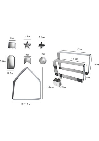 Zencefilli Kurabiye Kalıbı(10'u 1 Arada) (Yurt Dışından) fırsatları