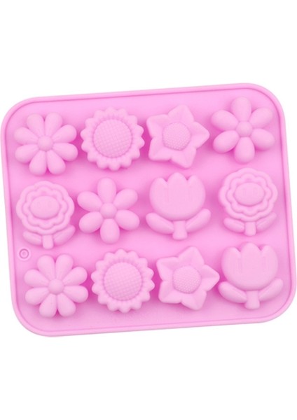 12'li Çiçek Silikon Kek Kalıbı (Yurt Dışından) fiyatları