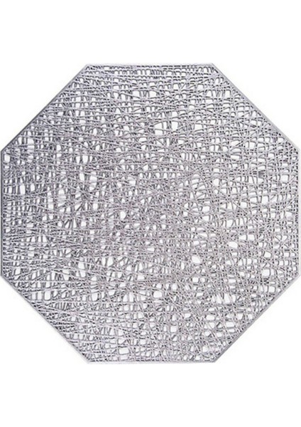 Pastoral Sekizgen Pvc Yalıtımlı Placemat Yaratıcı Hollow Placemat Ev Masa Dekorasyonu (Yurt Dışından)