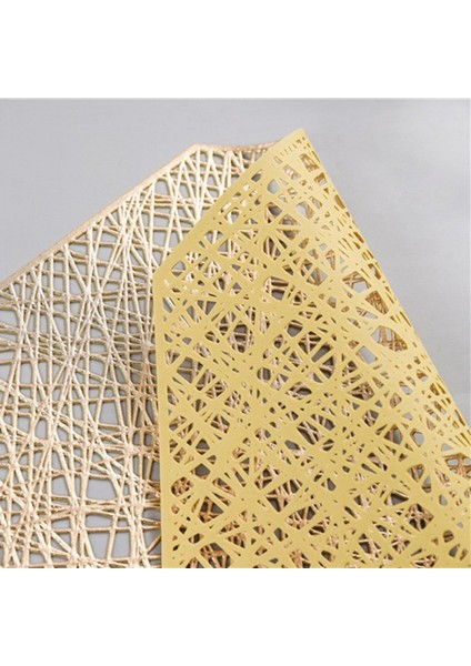 Pastoral Sekizgen Pvc Yalıtımlı Placemat Yaratıcı Hollow Placemat Ev Masa Dekorasyonu (Yurt Dışından) fırsatları