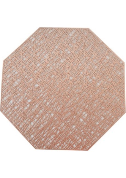 Pastoral Sekizgen Pvc Yalıtımlı Placemat Yaratıcı Hollow Placemat Ev Masa Dekorasyonu (Yurt Dışından)