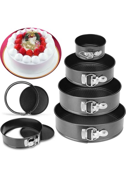 Yuvarlak Alt Kilit Kek Kalıbı Pişirme Kek Kalıbı Fırın Ev Pişirme Araçları (Yurt Dışından) indirimleri