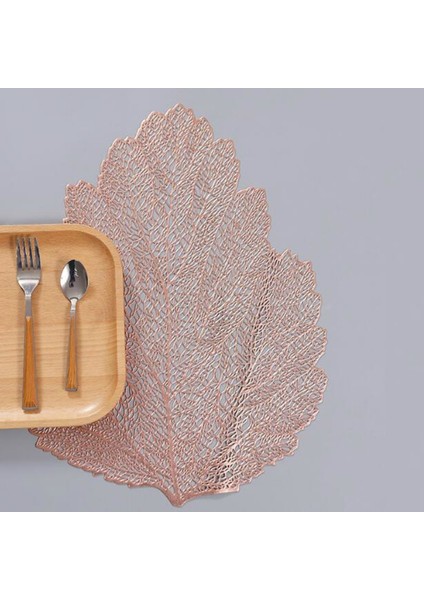 Yaprak Pvc Isıya Dayanıklı Servis Altlığı Içecek Gl Bardak Altlığı, Ebat: 37X47CM (Yurt Dışından) fırsatları