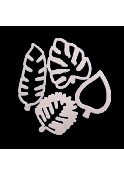 2 Takım 4'ü 1 Arada Tropikal Yaprak Fondan Kek Kalıbı (Yurt Dışından) fiyatları