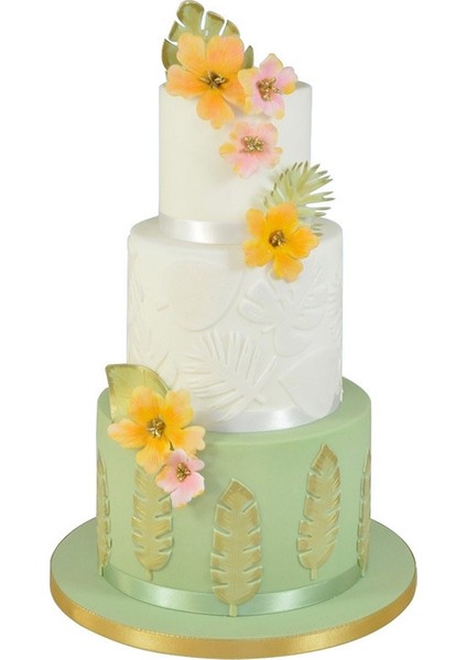 2 Takım 4'ü 1 Arada Tropikal Yaprak Fondan Kek Kalıbı (Yurt Dışından) fırsatları