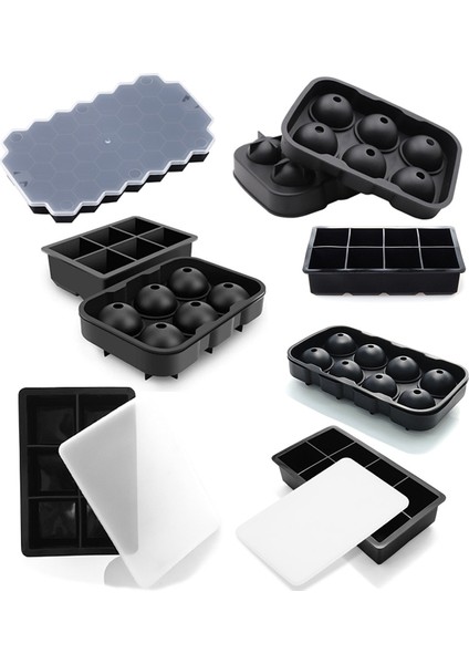 Silikon Buz Kalıp Kalıbı 6 Izgaralı Kare Kapak (Yurt Dışından) fiyatları