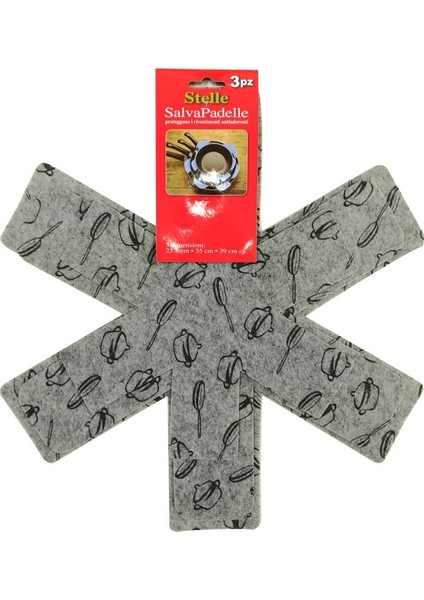 Isı Yalıtımlı Tava Koruyucular 3'lü Set 26+35.5+38CM (Yurt Dışından)