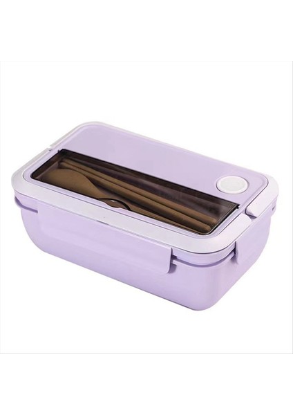 Büyük Kapasiteli Öğrenci Öğle Yemeği Kutusu Kore Öğle Yemeği Kutusu Öğle Yemeği Kutusu Mühürlü Taze Tutma Kutusu Mor (Yurt Dışından)