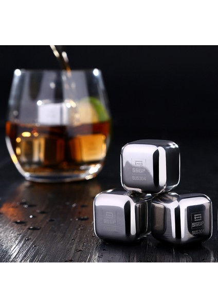8 Pcs Paslanmaz Çelik Soğutma Yeniden Kullanılabilir Buz Küpleri (Yurt Dışından) modelleri
