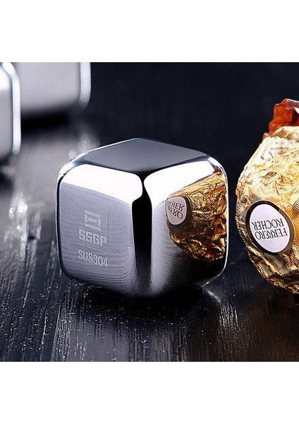 8 Pcs Paslanmaz Çelik Soğutma Yeniden Kullanılabilir Buz Küpleri (Yurt Dışından) indirimleri