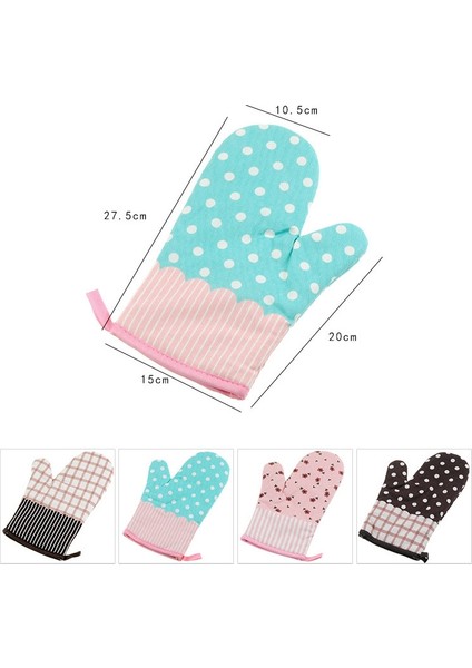 Kalınlaştırılmış Haşlanma Önleyici Pişirme Eldiveni Rastgele Renk Divery 2 Parça (Yurt Dışından) fiyatları