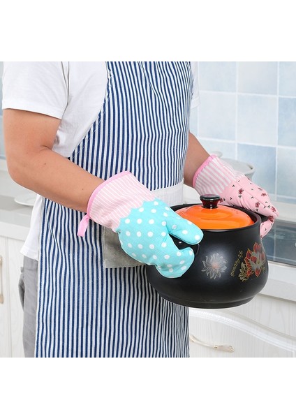 Kalınlaştırılmış Haşlanma Önleyici Pişirme Eldiveni Rastgele Renk Divery 2 Parça (Yurt Dışından) indirimleri
