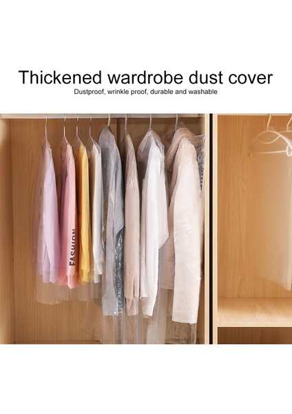 100 Adet Tek Kullanımlık Şeffaf Elbise Toz Torbası Toz Kapağı 55X80CM Kalınlaşmak Pe 6 Tel (Yurt Dışından) indirimleri