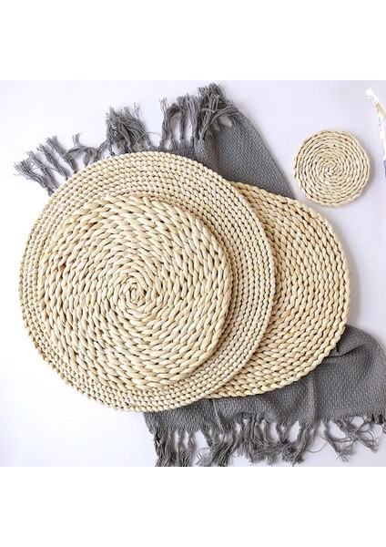 2 Adet Kaymaz Doğal Mısır Dokuma Yalıtımlı Çay Altlığı Oval Servis Altlığı 30X45.5CM (Yurt Dışından) fiyatları