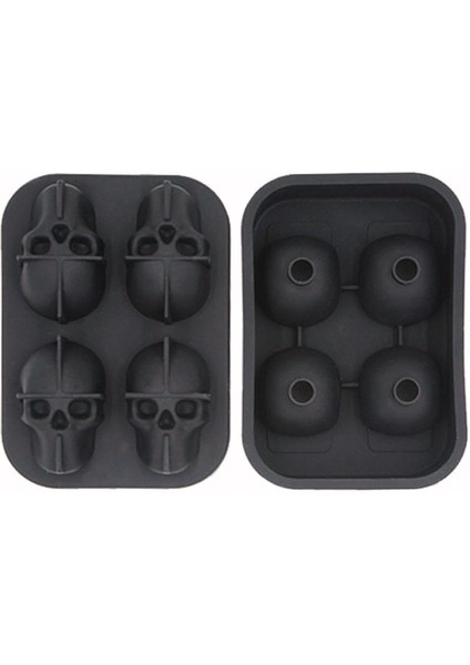 Cadılar Bayramı 3D Kafatası Kafa Buz Küpü Kalıbı (Yurt Dışından) indirimleri