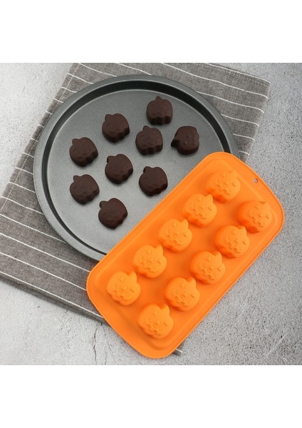 Cadılar Bayramı Pişirme Seti Kabak Kafa Şekli (Yurt Dışından) modelleri