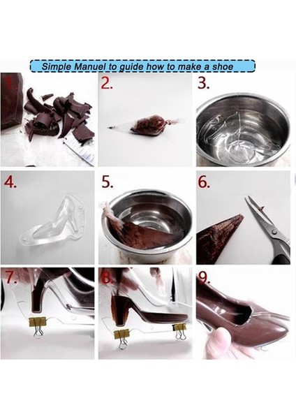 3D Çikolata Kalıp Fondan Kek Bayanlar Yüksek He Kalıp (Yurt Dışından) fırsatları