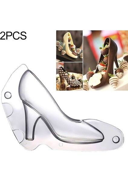 3D Çikolata Kalıp Fondan Kek Bayanlar Yüksek He Kalıp (Yurt Dışından)