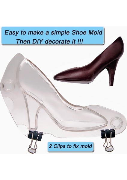 3D Çikolata Kalıp Fondan Kek Bayanlar Yüksek He Kalıp (Yurt Dışından) modelleri