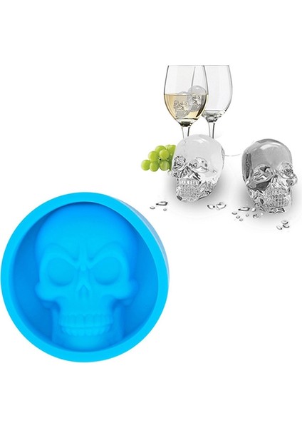 Kafatası Şekli (Mavi) (Yurt Dışından)