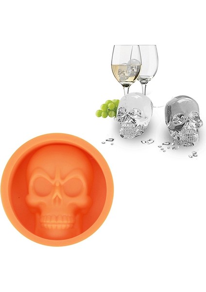 Kafatası Şekli (Turuncu) (Yurt Dışından)