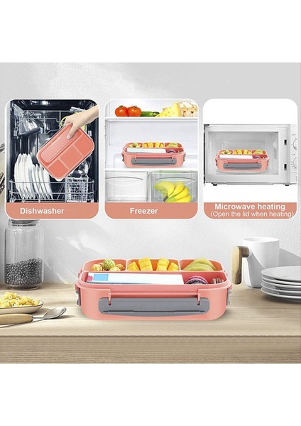 16PCS Bento Öğle Yemeği Kutusu Seti 4 Bölümlü Öğle Yemeği Kutusu Konteynerler Öğle Yemeği Kutusu Eğlenceli Aksesuarlar Yemek Kek Kupaları Yemek Seçimleri A (Yurt Dışından) indirimleri