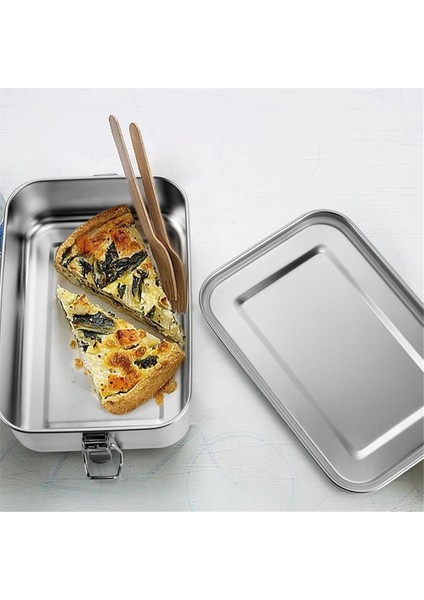 47OZ Bento Kutusu, Gençler Için Paslanmaz Çelik Öğle Yemeği Kutusu, 2 Esnek Bölmeli Metal Bento Kutusu, 1400ML Öğle Yemeği Kutusu (Yurt Dışından) indirimleri