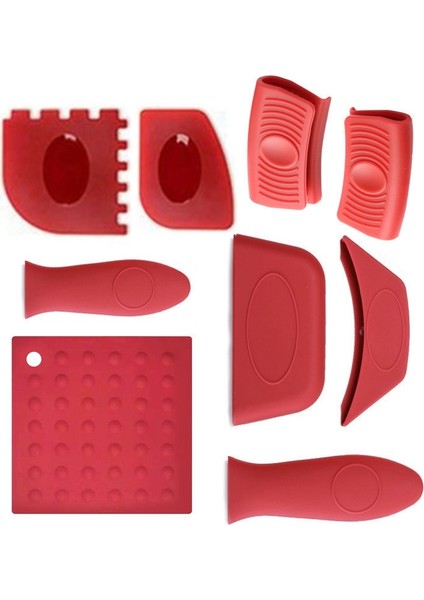8 Parça / Set Kırmızı Silikon Yalıtım Pedi (Yurt Dışından) fiyatları
