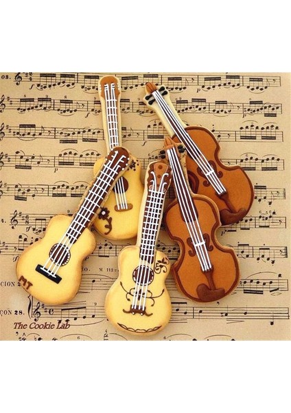 5 Adet Gitar Şekli Pişirme Bisküvi Kalıbı (Yurt Dışından) indirimleri