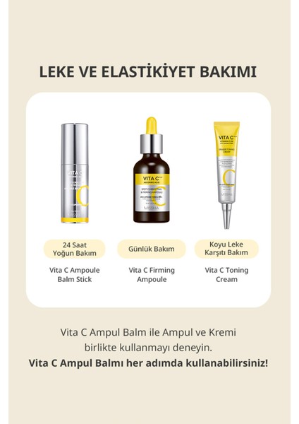 Mıssha Vita C Plus Toning Cream&balm Duo Set