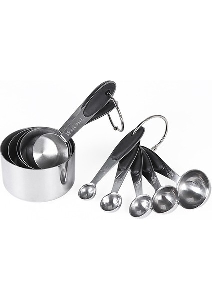 KN650 10'u 1 Arada Paslanmaz Ste Ölçme Kaşığı (Yurt Dışından)