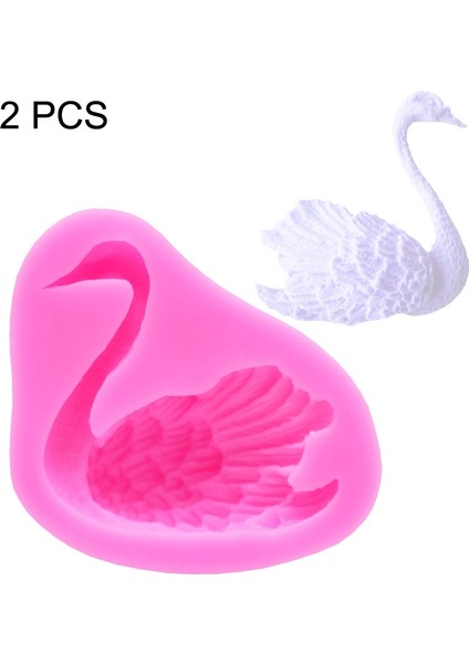 2 Adet Kuğu Pişirme Silikon Kalıp (Yurt Dışından)