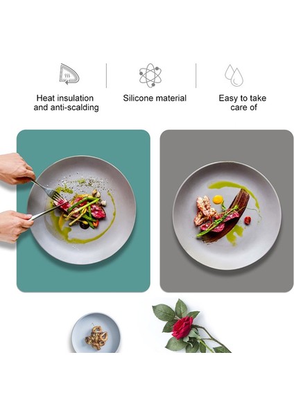 Iskandinav Tarzı Gıda Sınıfı Silikon Ped Sofra Çevre Yalıtım Pedi Placemat (Yurt Dışından) fırsatları