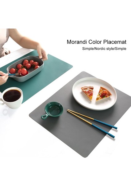 Iskandinav Tarzı Gıda Sınıfı Silikon Ped Sofra Çevre Yalıtım Pedi Placemat (Yurt Dışından) indirimleri