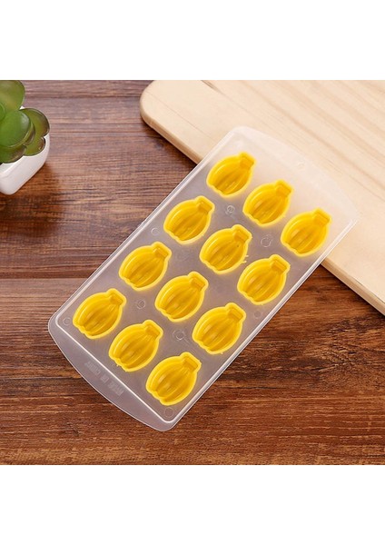Muz Şekilli Silikon Buz Küpü Tepsisi / Buz Kalıbı Rastgele Renk (Yurt Dışından)