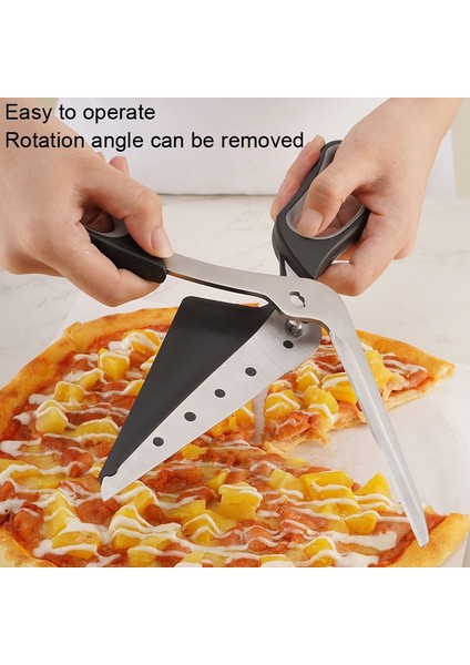 Çıkarılabilir Paslanmaz Çelik Pizza Makas Şovu (Yurt Dışından) indirimleri